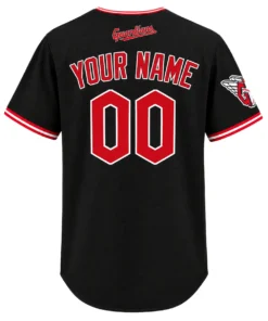 Custom Black Cleveland Guardians Jersey Bold MLB Wear