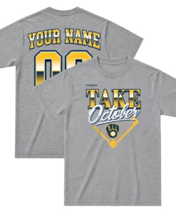 Custom Brewers 2026 Division Series Tshirt - Bold MLB Locker Room Fan Wear