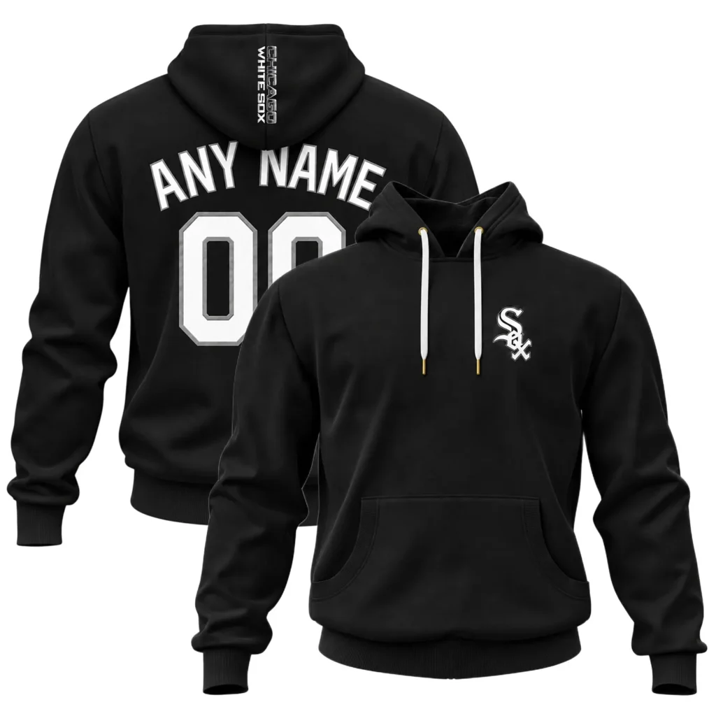 Custom Chicago White Sox Black Hoodie – Dynamic MLB Baseball
