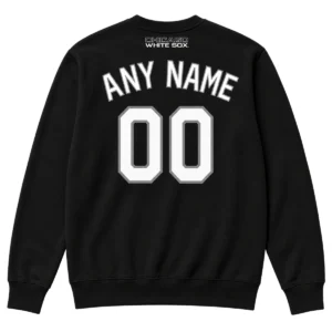 Custom Chicago White Sox Sweatshirt – Bold Player Personalized