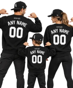 Custom Chicago White Sox Sweatshirt – Bold Player Personalized