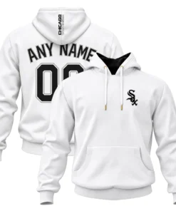 Custom Chicago White Sox White Hoodie – Elite MLB Baseball Style