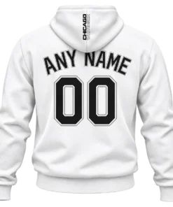 Custom Chicago White Sox White Hoodie – Elite MLB Baseball Style