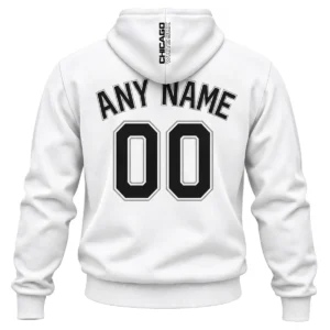 Custom Chicago White Sox White Hoodie – Elite MLB Baseball Style