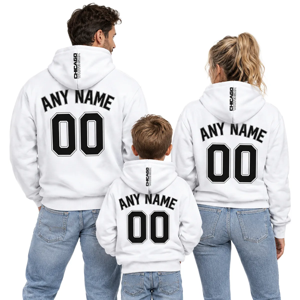 Custom Chicago White Sox White Hoodie – Elite MLB Baseball Style