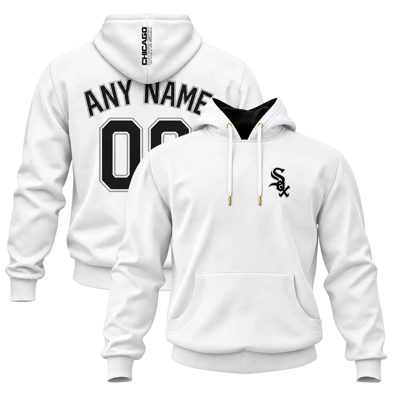 Custom Chicago White Sox White Hoodie – Elite MLB Baseball Style