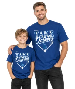 Custom LA Dodgers Division Series Tshirt - Bold 2026 MLB Locker Room Fan Wear