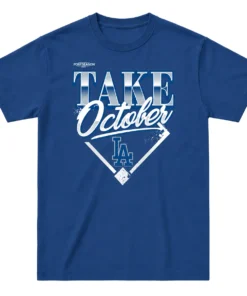 Custom LA Dodgers Division Series Tshirt - Bold 2026 MLB Locker Room Fan Wear