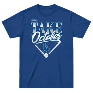 Custom LA Dodgers Division Series Tshirt - Bold 2026 MLB Locker Room Fan Wear