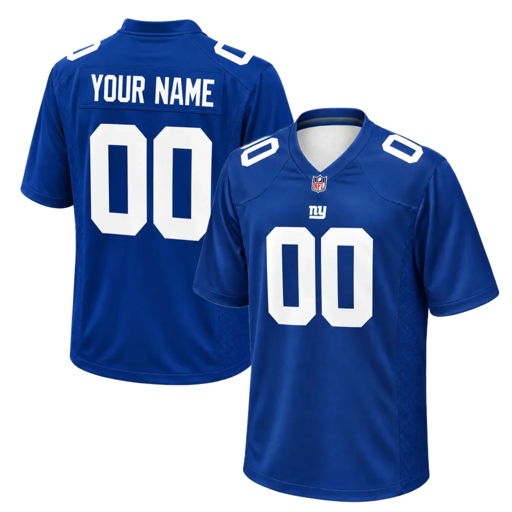 Custom New York Giants Jersey 2026 Elite Name & Number