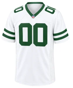 Custom New York Jets Jersey White 2026 Elite Name & Number