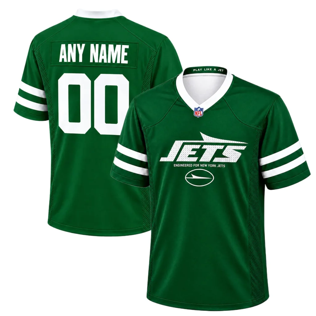 Custom NY Jets Home Jersey Youth 2026 Epic Fan Gear