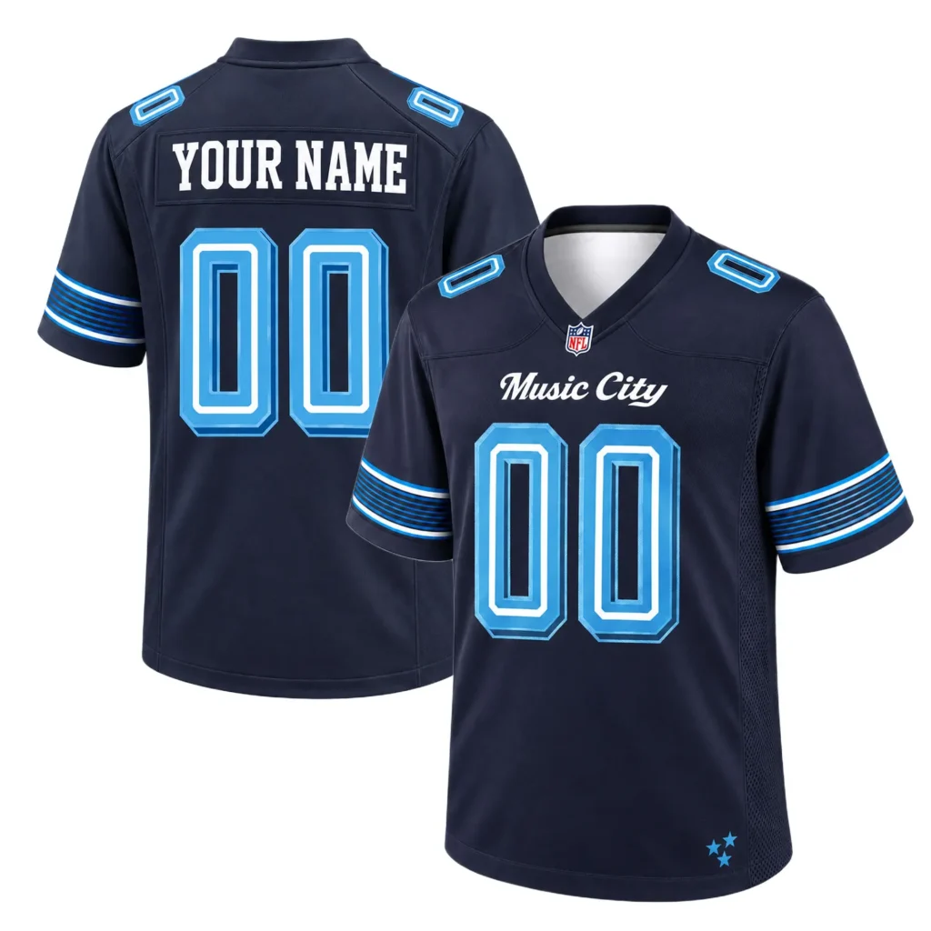 Custom Tennessee Titans Women's Jersey Bold NFL Wear