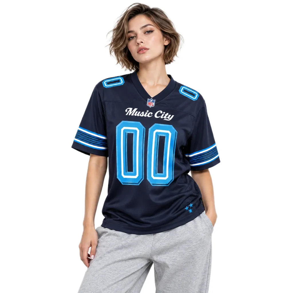 Custom Tennessee Titans Women's Jersey Bold NFL Wear