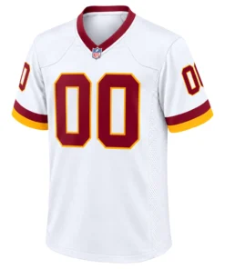 Custom Washington Commanders White Jersey – Super Bowl Era Name & Number 2026