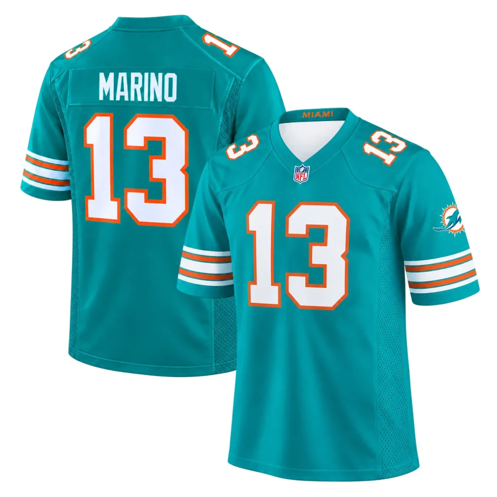 Dan Marino Aqua Jersey – Legendary Retro Dolphins Throwback
