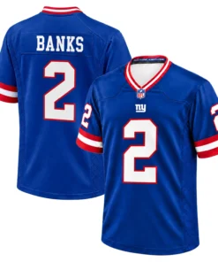 Deonte Banks Giants Throwback Jersey 2026 Bold MLB Style