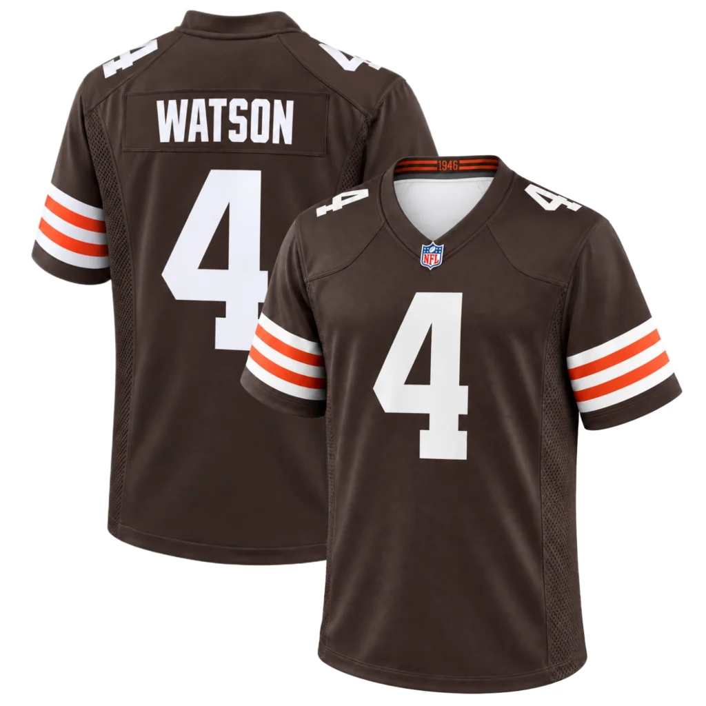 Deshaun Watson Cleveland Browns Brown Jersey – Bold Player Fan Style