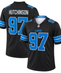 detroit-lions-aidan-hutchinson-black-alternate-jersey-player-style