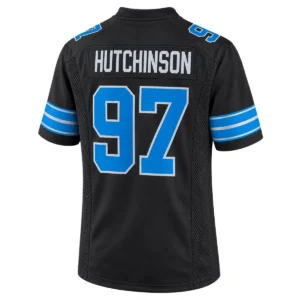detroit-lions-aidan-hutchinson-black-alternate-jersey-player-style