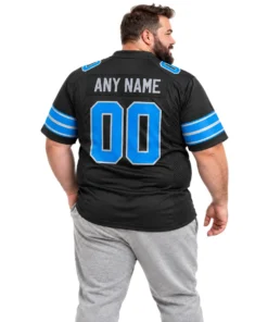 Detroit Lions Black Alternate Custom Jersey – Bold Style Edition