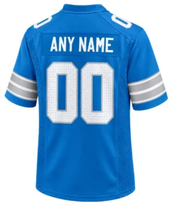 Detroit Lions Home Blue Football Jersey – Custom Fan Edition