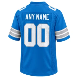 Detroit Lions Home Blue Football Jersey – Custom Fan Edition