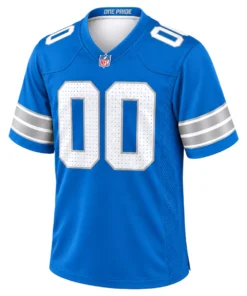 Detroit Lions Home Blue Football Jersey – Custom Fan Edition