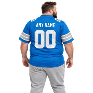 Detroit Lions Home Blue Football Jersey – Custom Fan Edition