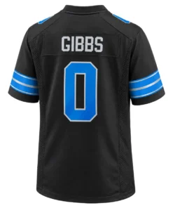 Detroit Lions Jahmyr Gibbs Black Jersey – Team Pride