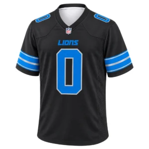 Detroit Lions Jahmyr Gibbs Black Jersey – Team Pride