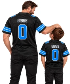 Detroit Lions Jahmyr Gibbs Black Jersey – Team Pride