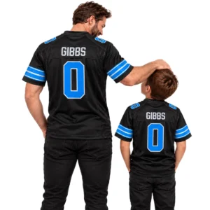 Detroit Lions Jahmyr Gibbs Black Jersey – Team Pride