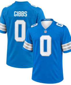 Detroit Lions Jahmyr Gibbs Blue Jersey – Ultimate Fan Style