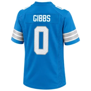 Detroit Lions Jahmyr Gibbs Blue Jersey – Ultimate Fan Style