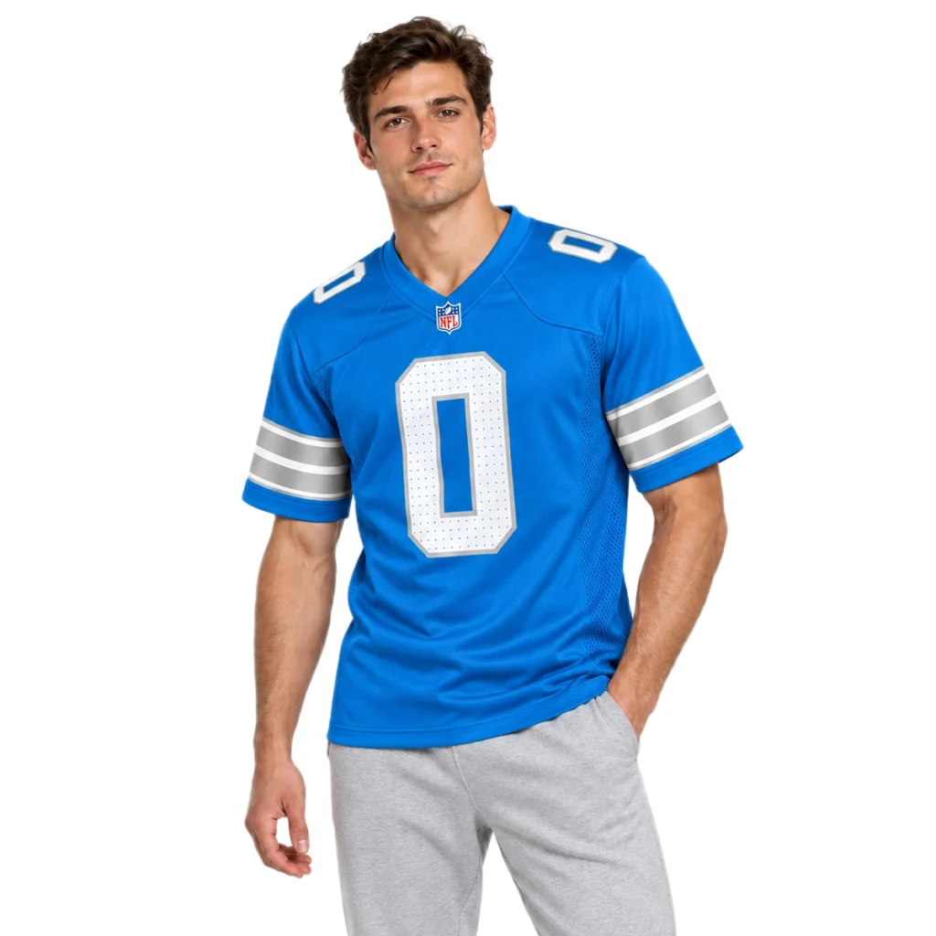 Detroit Lions Jahmyr Gibbs Blue Jersey – Ultimate Fan Style