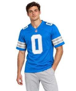 Detroit Lions Jahmyr Gibbs Blue Jersey – Ultimate Fan Style