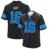 Detroit Lions Jared Goff Black Jersey – Bold QB Spirit 7XL