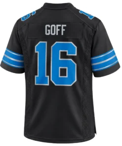 Detroit Lions Jared Goff Black Jersey – Bold QB Spirit 7XL