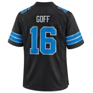 Detroit Lions Jared Goff Black Jersey – Bold QB Spirit 7XL