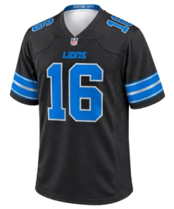 Detroit Lions Jared Goff Black Jersey – Bold QB Spirit 7XL