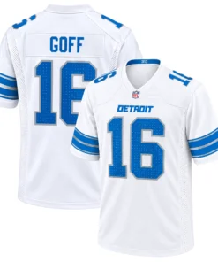 Detroit Lions Jared Goff White Jersey – Legendary Player 7XL