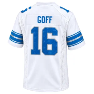 Detroit Lions Jared Goff White Jersey – Legendary Player 7XL