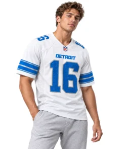 Detroit Lions Jared Goff White Jersey – Legendary Player 7XL