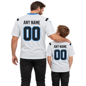 Detroit Lions Silver Custom Jersey – Bold 2026 Rivalries Game Day