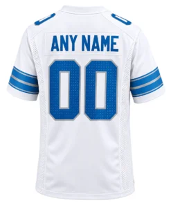 Detroit Lions White Custom Jersey – Elite Game Day Edition