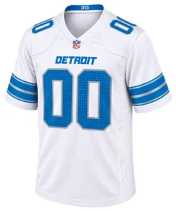Detroit Lions White Custom Jersey – Elite Game Day Edition