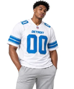 Detroit Lions White Custom Jersey – Elite Game Day Edition