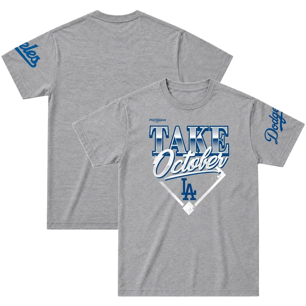 Dodgers 2026 Division Champions Tshirt - Dynamic MLB Locker Room Fan Wear