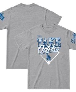 Dodgers 2026 Division Champions Tshirt - Dynamic MLB Lock Room Fan Wear